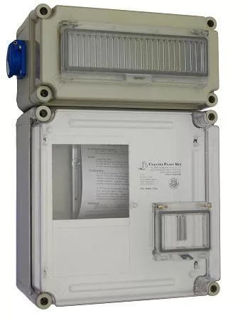 Csatari Plast CSP 33215012 PVT 3030 ÁK 12 – F D Egyfázisú mérőhely (Szekrény mérete :300x450x170mm)