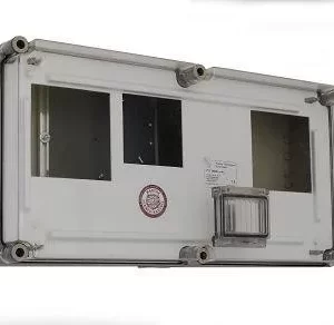 Csatari Plast CSP 36060000 PVT 3060 Á-V Fm Egyfázisú általános és egyfázisú vezérelt mérőórához (Szekrény mérete :300x600x170mm)